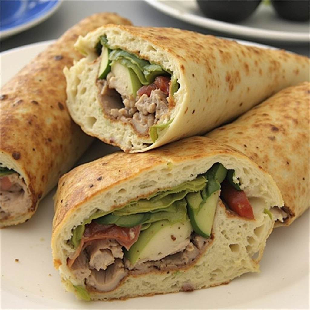 Turkey and Swiss Wrap