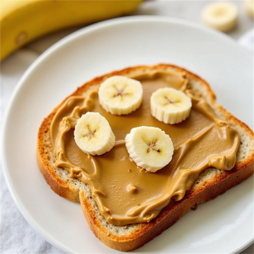 Peanut Butter Banana Toast