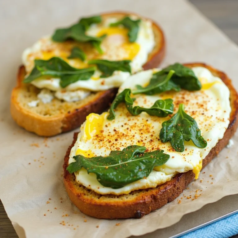 Egg & Spinach Toast