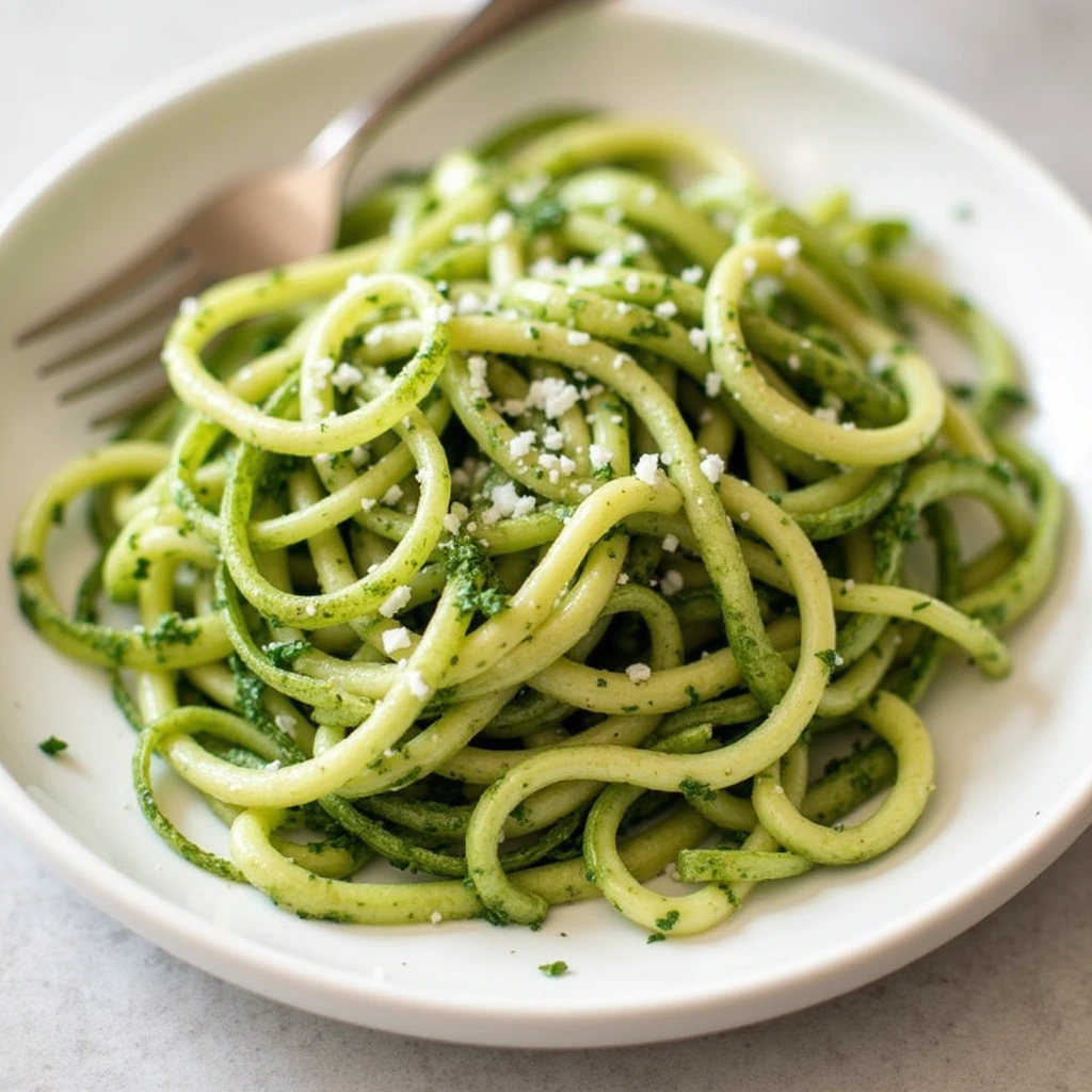 Zucchini Noodles with Pesto